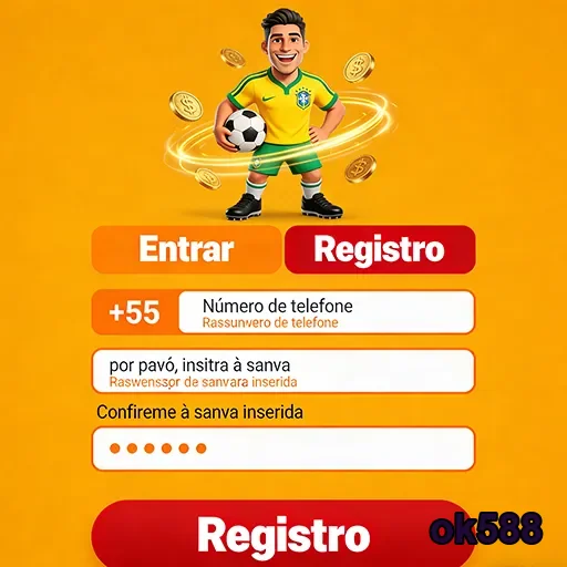 Ilustração de Aproveite a segurança da criação de conta na ok588