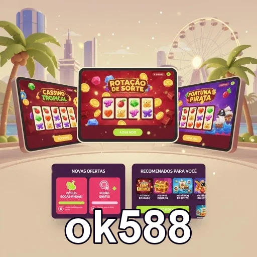 Roda de slot games com variedade de temas e prêmios